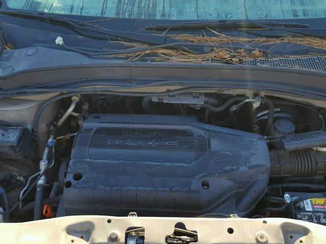 2HKYF18644H550908 - 2004 HONDA PILOT EXL TAN photo 7