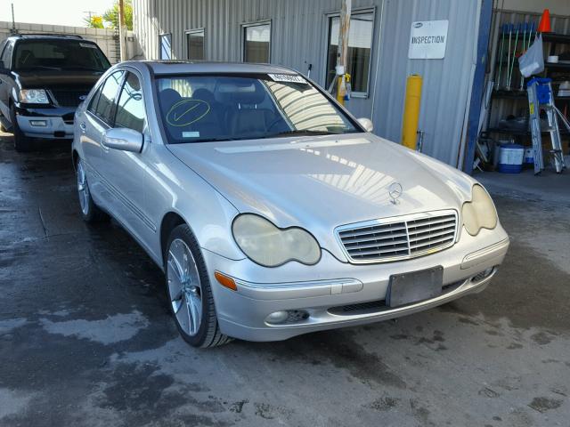 WDBRF61J72F252049 - 2002 MERCEDES-BENZ C 240 SILVER photo 1