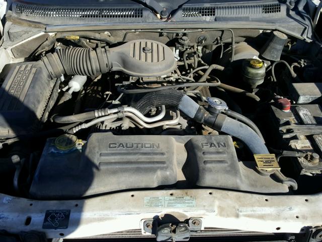 1B4HR28Z7YF197827 - 2000 DODGE DURANGO WHITE photo 7