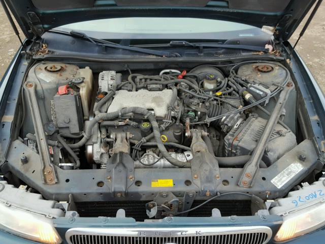 2G4WS52J911227082 - 2001 BUICK CENTURY CU GREEN photo 7