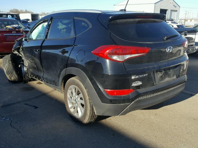 KM8J3CA47HU493688 - 2017 HYUNDAI TUCSON LIM BLACK photo 3