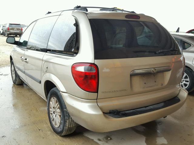 1C4GP45R95B221925 - 2005 CHRYSLER TOWN & COU TAN photo 3