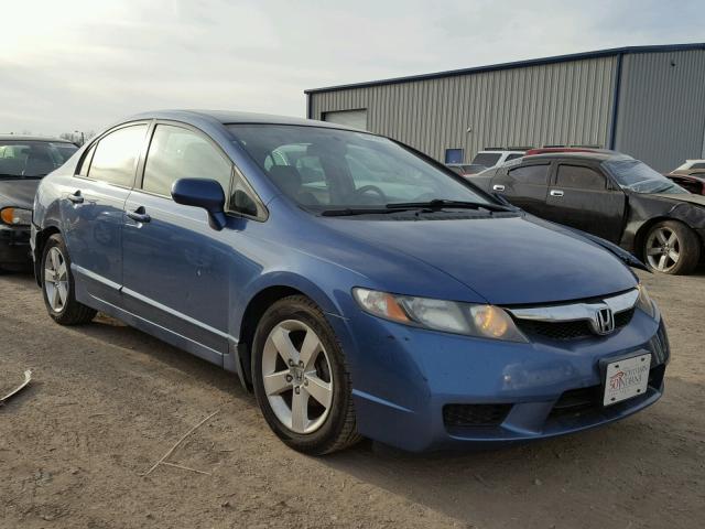 2HGFA16609H346455 - 2009 HONDA CIVIC BLUE photo 1