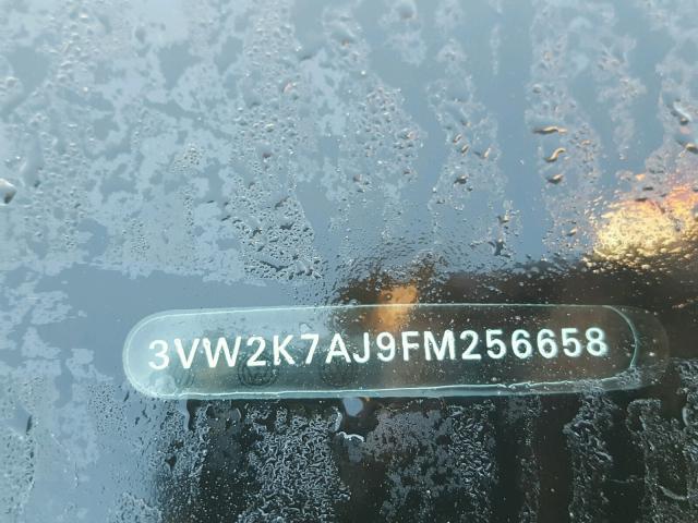 3VW2K7AJ9FM256658 - 2015 VOLKSWAGEN JETTA BASE BROWN photo 10