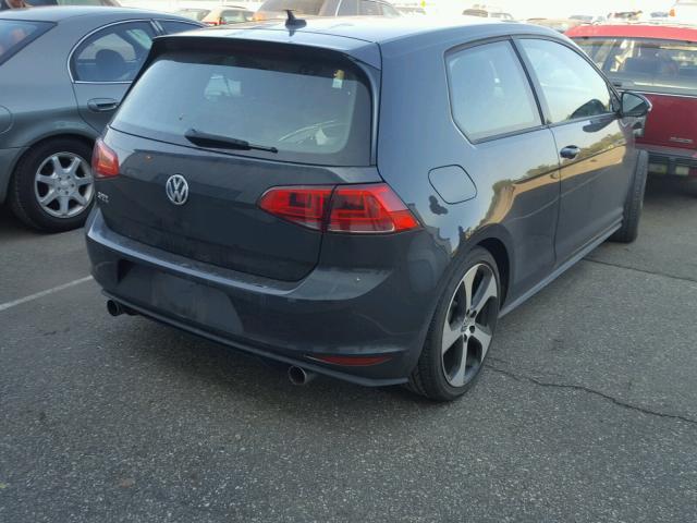 3VWYT7AUXFM074565 - 2015 VOLKSWAGEN GTI BLACK photo 4