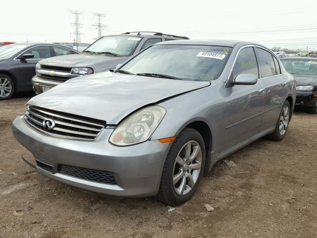 JNKCV51F45M316305 - 2005 INFINITI G35 GRAY photo 2