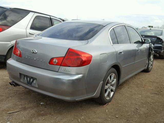 JNKCV51F45M316305 - 2005 INFINITI G35 GRAY photo 4