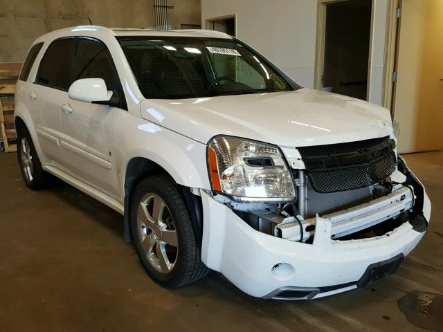 2CNDL037396251712 - 2009 CHEVROLET EQUINOX SP WHITE photo 1