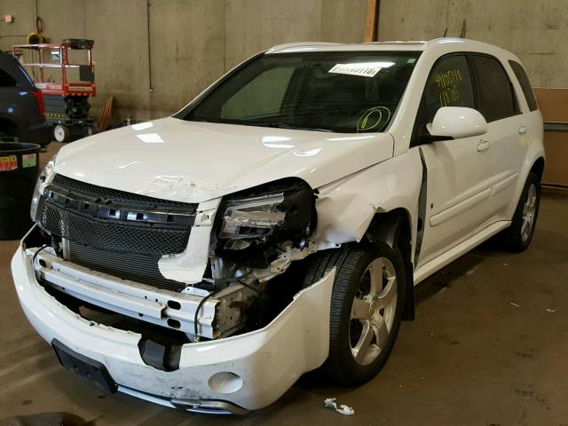 2CNDL037396251712 - 2009 CHEVROLET EQUINOX SP WHITE photo 2