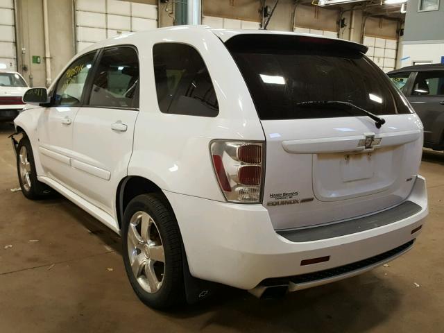 2CNDL037396251712 - 2009 CHEVROLET EQUINOX SP WHITE photo 3