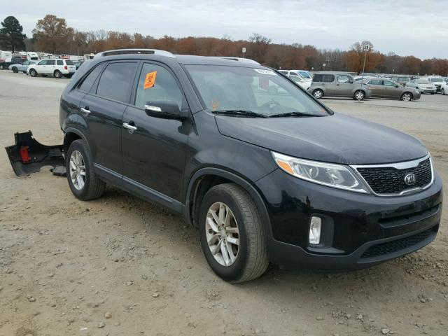 5XYKT4A63EG533830 - 2014 KIA SORENTO LX BLACK photo 1