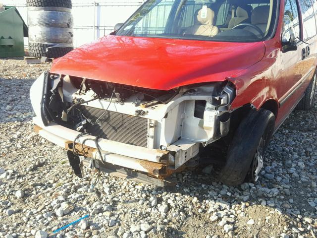 1GNDV23W48D170629 - 2008 CHEVROLET UPLANDER L 红色 照片 9