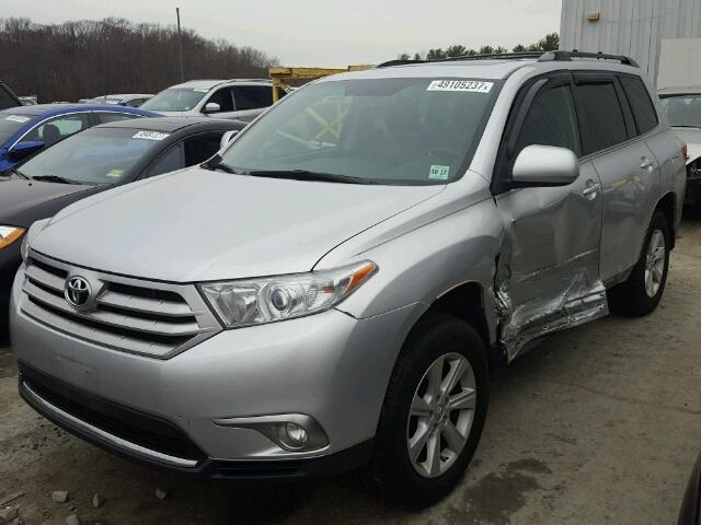 5TDBK3EH6CS173574 - 2012 TOYOTA HIGHLANDER SILVER photo 9