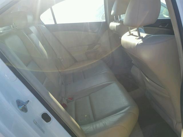 JH4CU2F62AC004025 - 2010 ACURA TSX WHITE photo 6