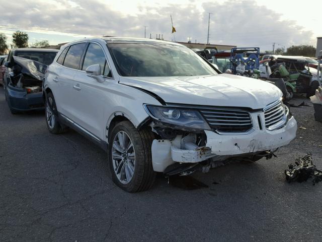 2LMPJ8LP2HBL11345 - 2017 LINCOLN MKX RESERV WHITE photo 1