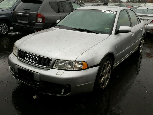 WAURD68D81A073793 - 2001 AUDI S4 2.7 QUA SILVER photo 2