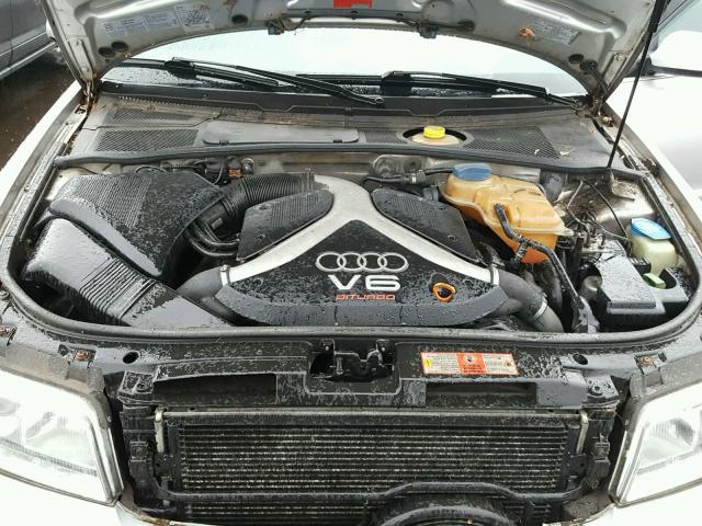 WAURD68D81A073793 - 2001 AUDI S4 2.7 QUA SILVER photo 7