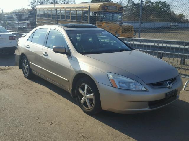 1HGCM56673A134840 - 2003 HONDA ACCORD EX GOLD photo 1