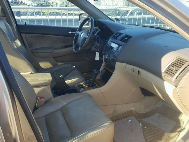 1HGCM56673A134840 - 2003 HONDA ACCORD EX GOLD photo 5