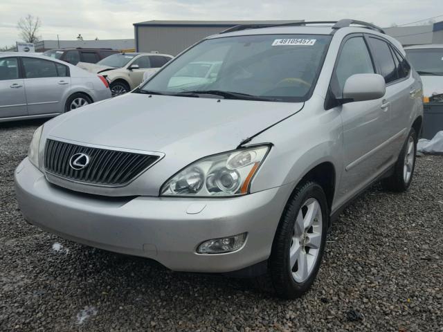 2T2GK31U77C020687 - 2007 LEXUS RX 350 SILVER photo 2