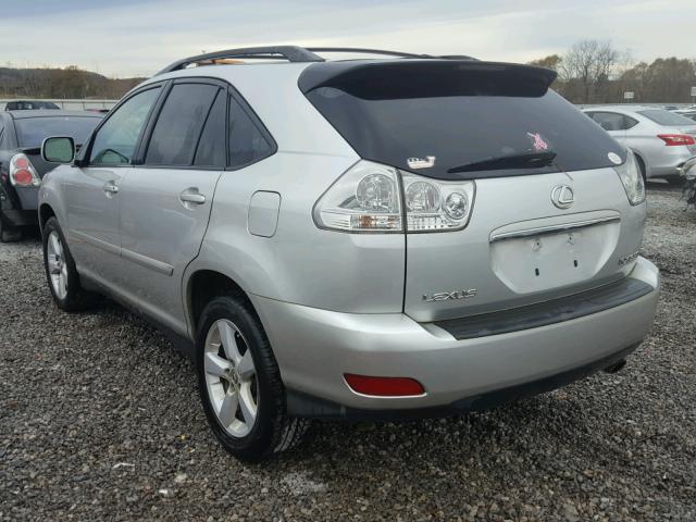 2T2GK31U77C020687 - 2007 LEXUS RX 350 SILVER photo 3