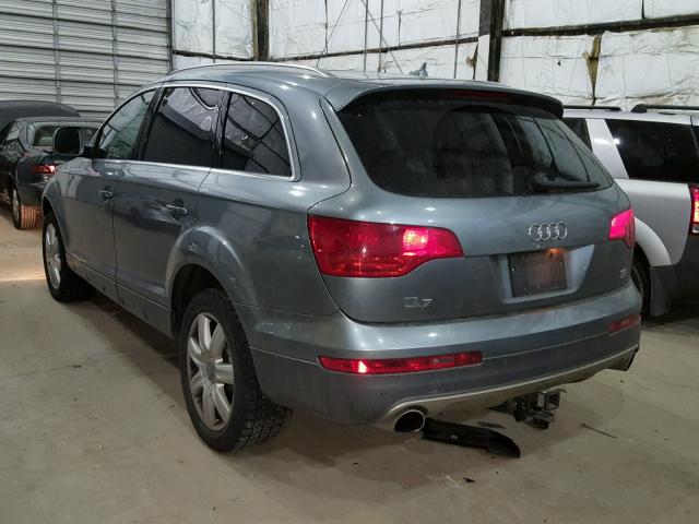 WA1BY74L97D070849 - 2007 AUDI Q7 3.6 QUA TEAL photo 3