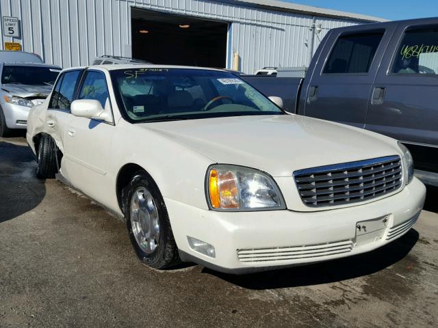 1G6KE54Y82U143025 - 2002 CADILLAC DEVILLE DH WHITE photo 1