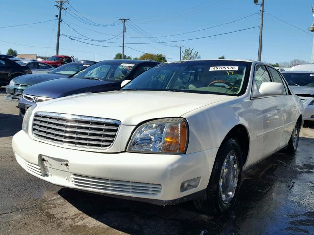 1G6KE54Y82U143025 - 2002 CADILLAC DEVILLE DH WHITE photo 2