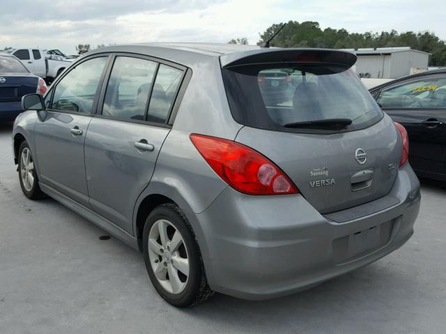 3N1BC1CP9CK219201 - 2012 NISSAN VERSA S SILVER photo 3