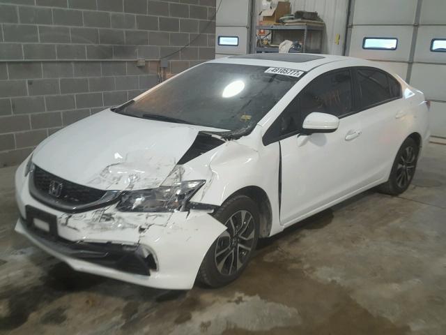 19XFB2F88EE062340 - 2014 HONDA CIVIC EX WHITE photo 2