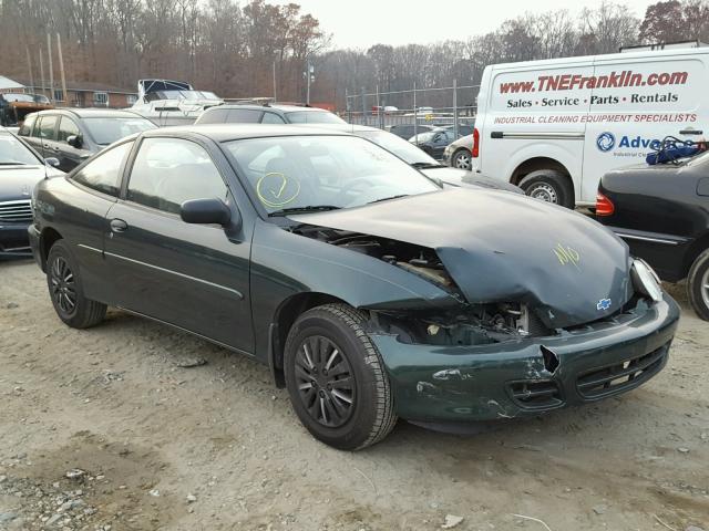 1G1JC124127325311 - 2002 CHEVROLET CAVALIER GREEN photo 1