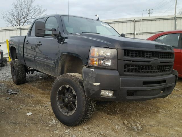 1GCHK53649F138077 - 2009 CHEVROLET SILVERADO BLACK photo 1