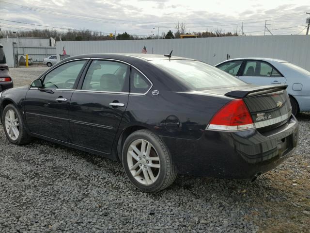 2G1WU583489207060 - 2008 CHEVROLET IMPALA LTZ BLACK photo 3