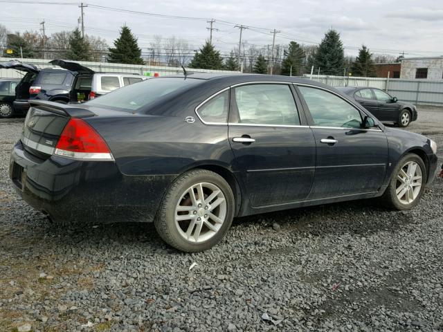 2G1WU583489207060 - 2008 CHEVROLET IMPALA LTZ BLACK photo 4