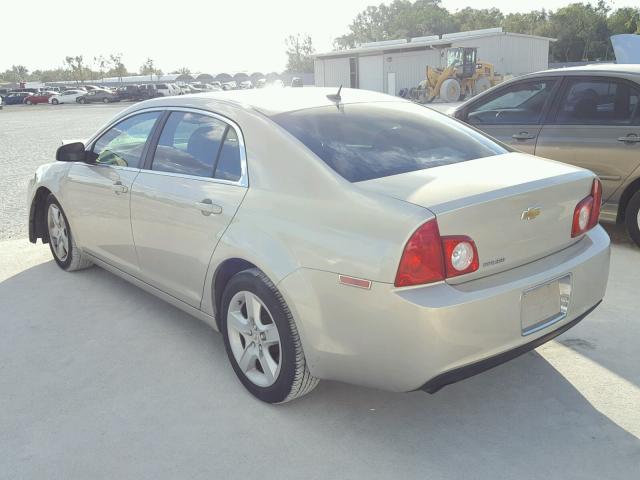 1G1ZB5EB9AF229129 - 2010 CHEVROLET MALIBU LS TAN photo 3