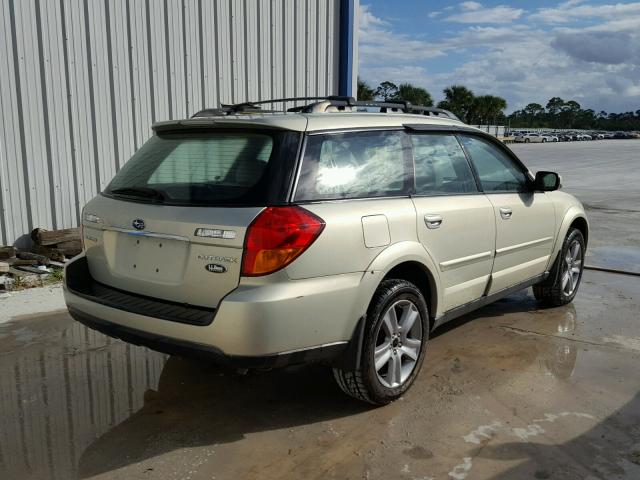 4S4BP86C554321533 - 2005 SUBARU LEGACY OUT BEIGE photo 4