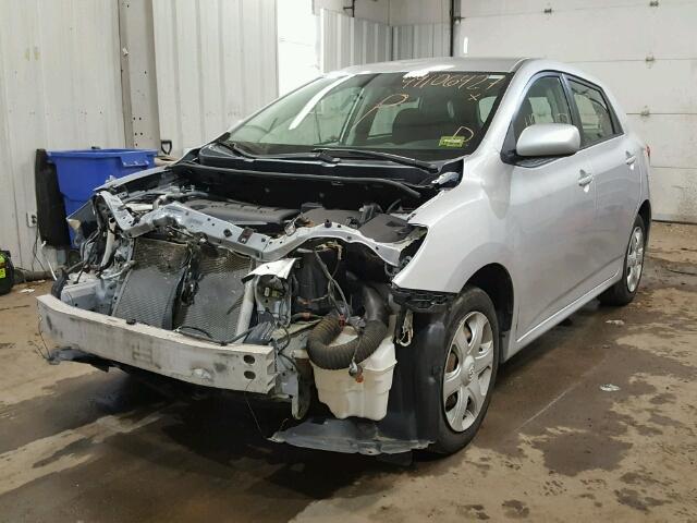 2T1LE40E79C006916 - 2009 TOYOTA COROLLA MA SILVER photo 2