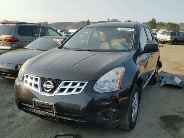 JN8AS5MT4CW263517 - 2012 NISSAN ROGUE S BLACK photo 2