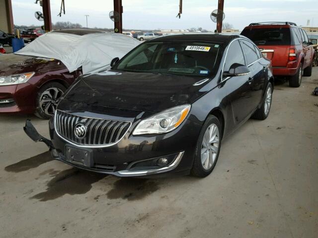 2G4GV5EK7F9157624 - 2015 BUICK REGAL BLACK photo 2