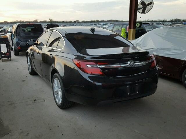 2G4GV5EK7F9157624 - 2015 BUICK REGAL BLACK photo 3