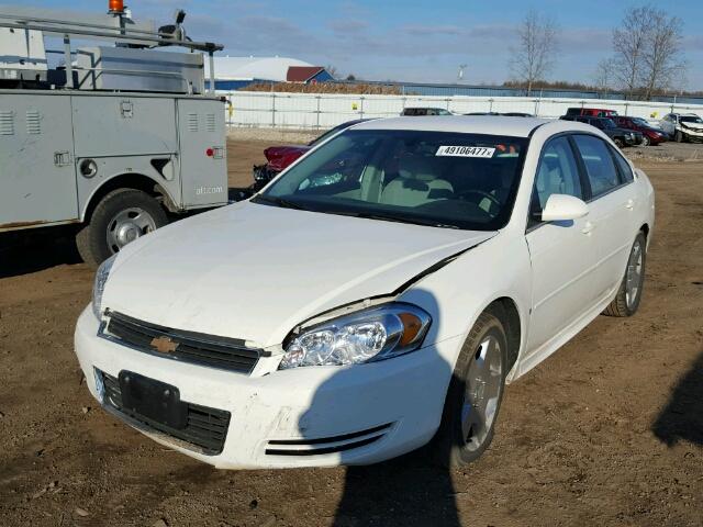 2G1WT57K991164105 - 2009 CHEVROLET IMPALA 1LT WHITE photo 2