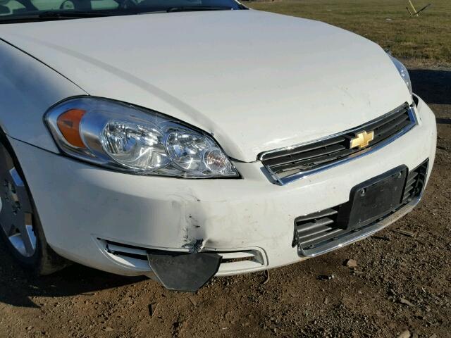 2G1WT57K991164105 - 2009 CHEVROLET IMPALA 1LT WHITE photo 9