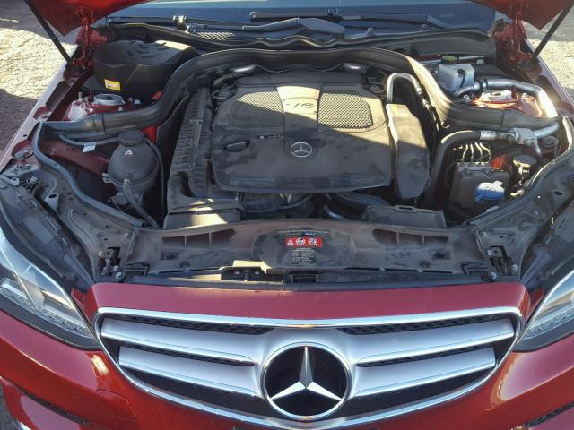 WDDHF5KB3EA964368 - 2014 MERCEDES-BENZ E 350 RED photo 7