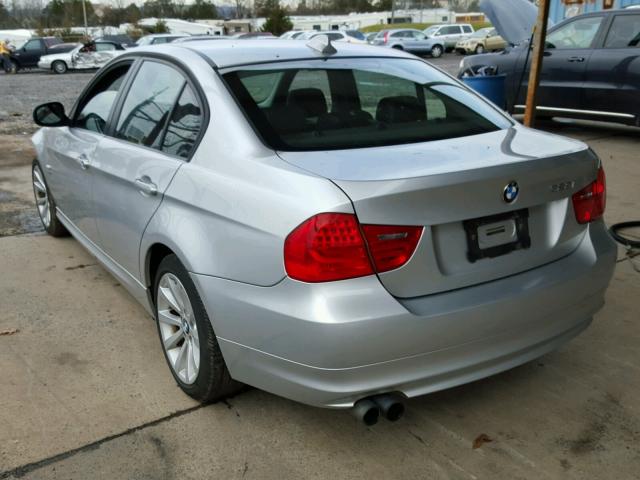 WBAPK5C57BA655828 - 2011 BMW 328 XI SUL SILVER photo 3