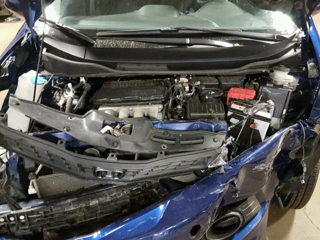 JHMGE8G51DC052482 - 2013 HONDA FIT SPORT BLUE photo 7