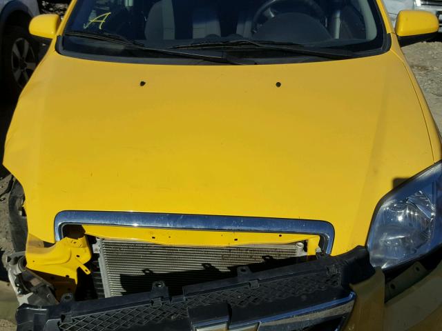 KL1TD56687B104509 - 2007 CHEVROLET AVEO BASE 黄色 照片 7