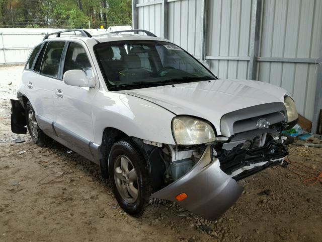 KM8SC13D86U097532 - 2006 HYUNDAI SANTA FE G WHITE photo 1