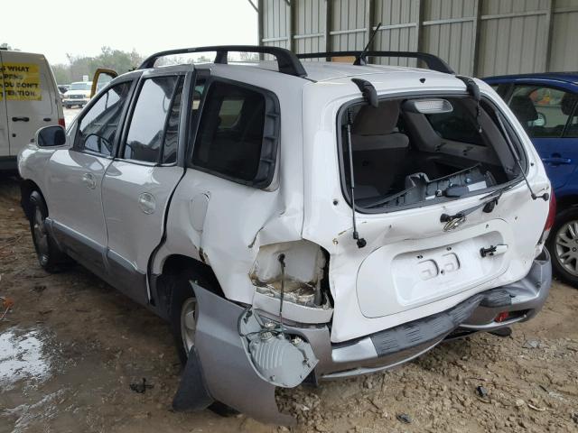 KM8SC13D86U097532 - 2006 HYUNDAI SANTA FE G WHITE photo 3