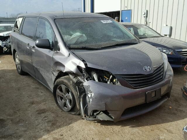 5TDZK3DC4DS401853 - 2013 TOYOTA SIENNA BAS GRAY photo 1