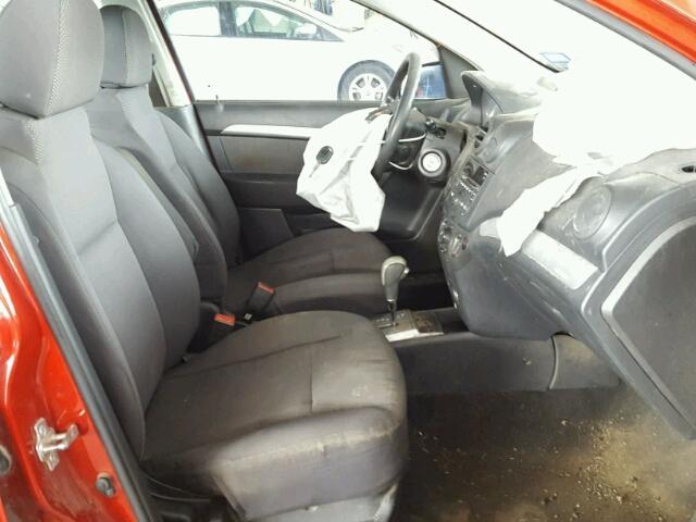 KL1TD5DE7BB130375 - 2011 CHEVROLET AVEO LS 红色 照片 5